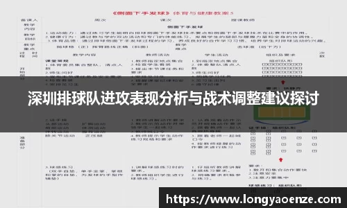 深圳排球队进攻表现分析与战术调整建议探讨